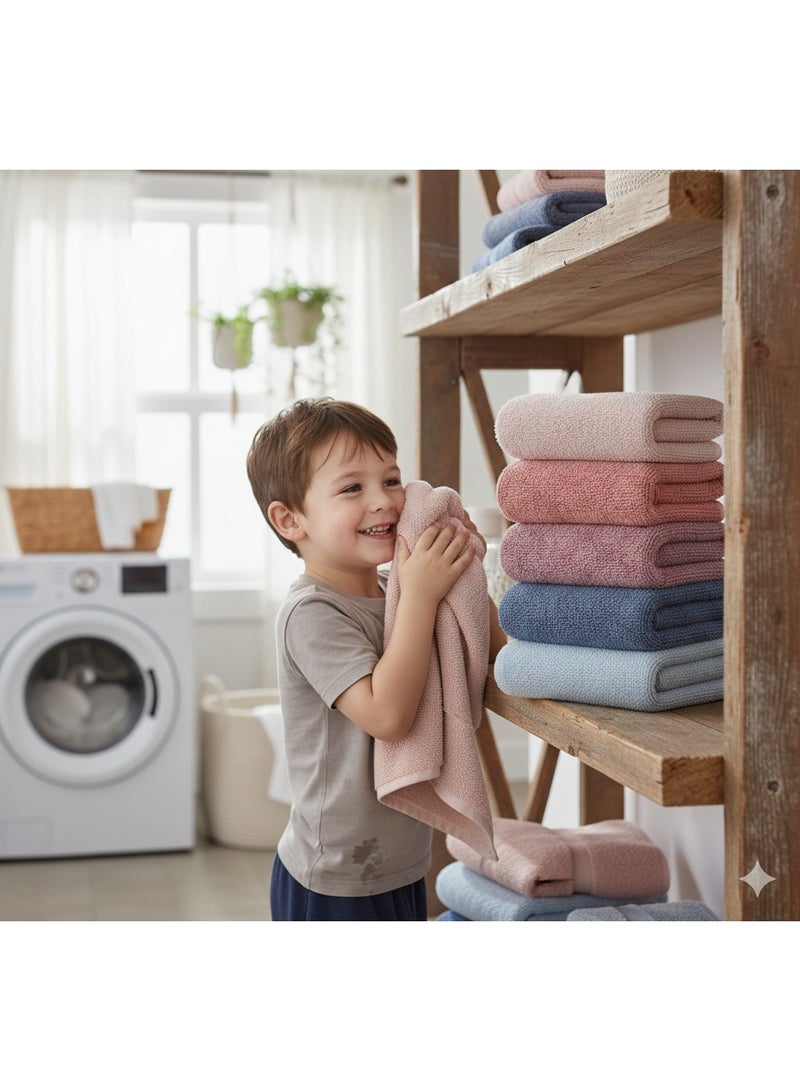 Luxury 100% Cotton Bath Sheets (Pack of 5) - 600 GSM Ultra Soft & Highly Absorbent Jumbo Bath Towels (90x180 cm) - Hotel Quality Ring Spun Cotton for Spa, Gym, & Home - Multicolored - Image 1